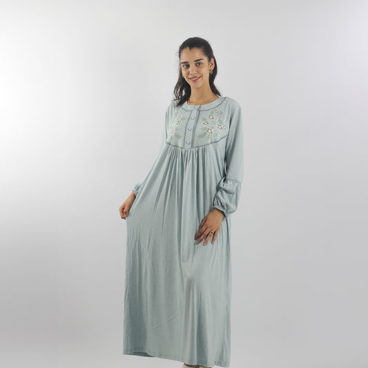 Abaya Longue Vert D'EAU